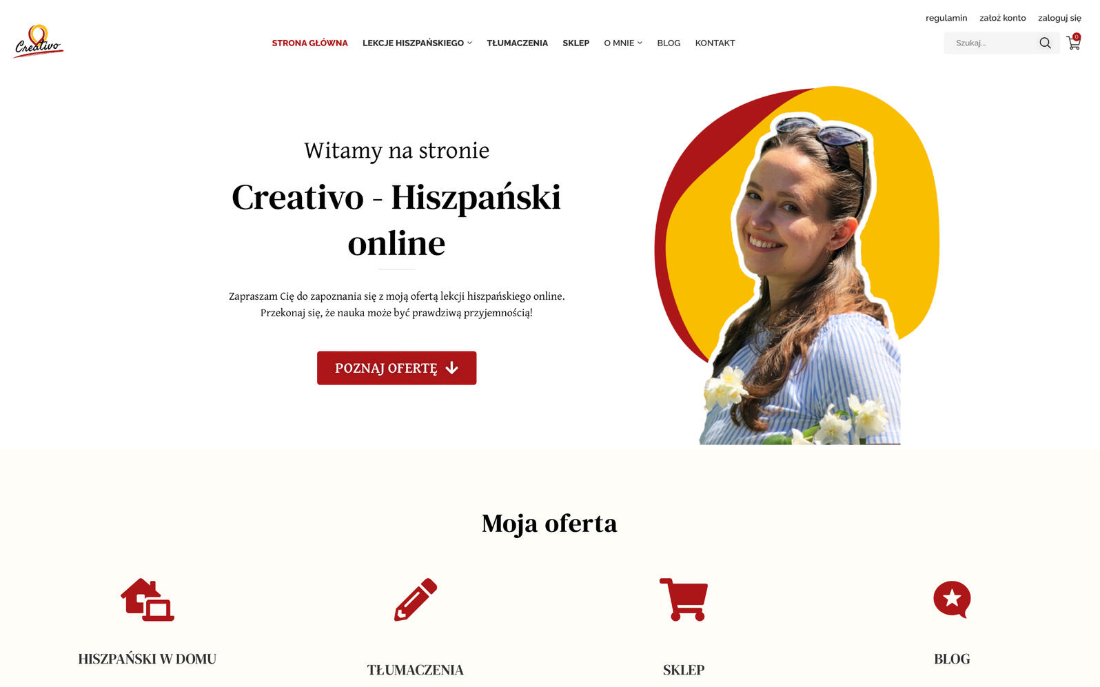 Hiszpański online - Site, shop, blog